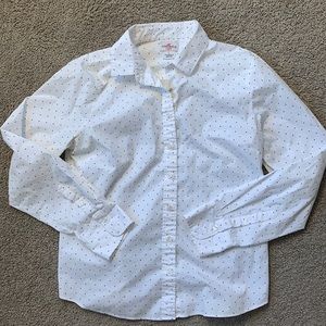 J. Crew Haberdashery stretch classic button down shirt